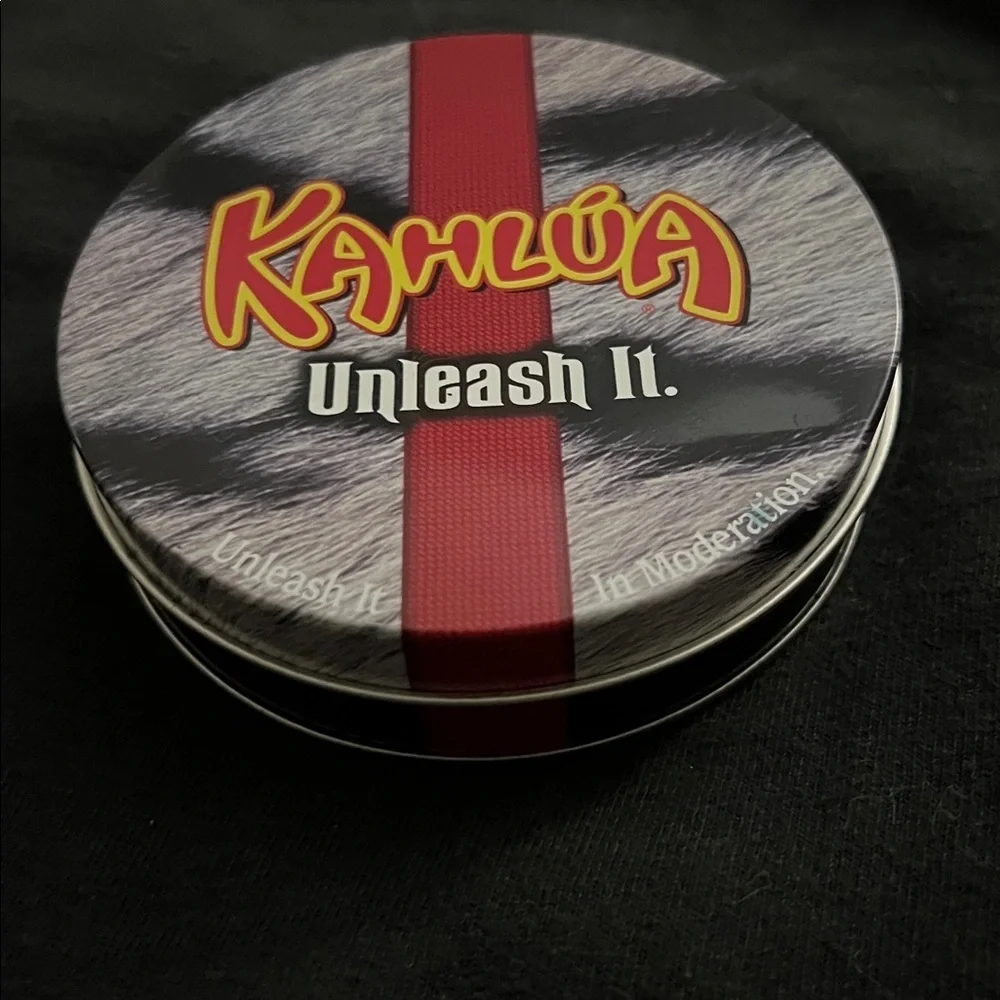 Kahlúa tin Coaster set with Red Stripe